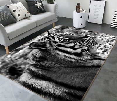 3D Tier Tiger Kunst M12379 Spiel Teppich Mat Elegant Foto Teppich Romy