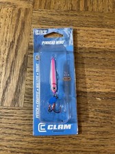 Clam Pinhead Mino Hook Size 8 Glow