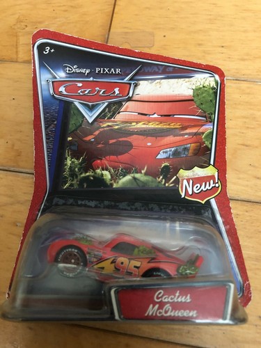 Disney Cars Series 3 Cactus Lightning McQueen Diecast Car