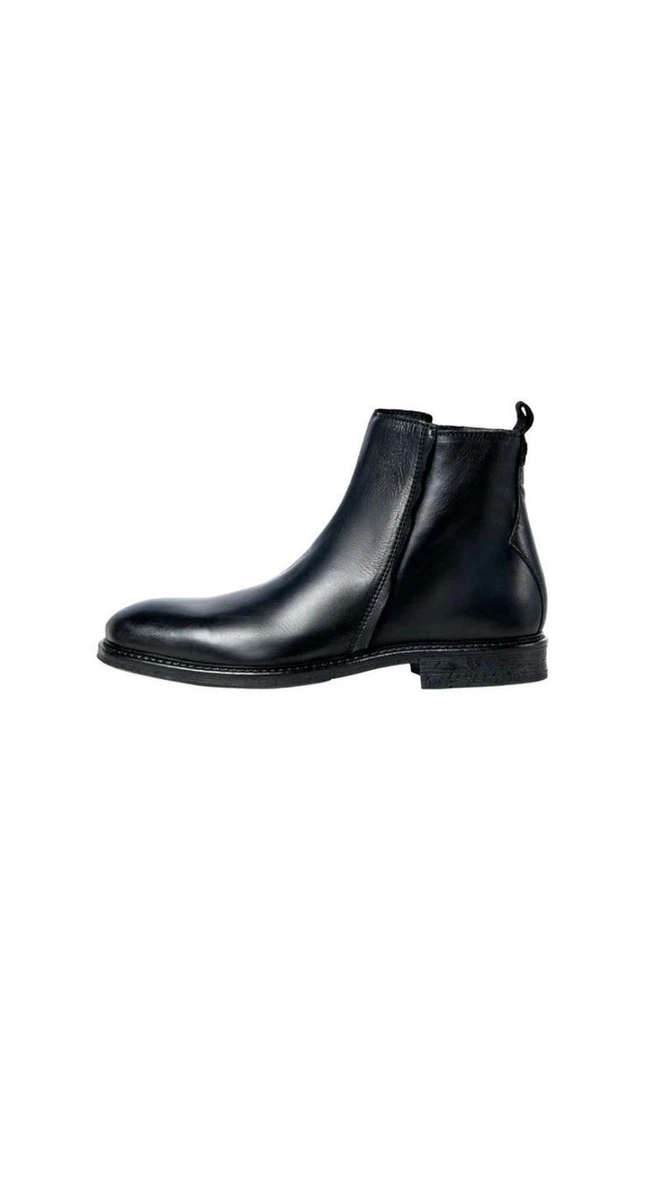 Zapatos JACK & JONES Hombre Gris JFWBILSON BOTAS DE CUERO 12177308 Antracita