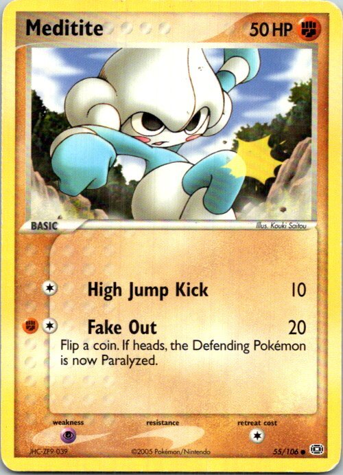 Meditite Pokemon Emerald Heavily played