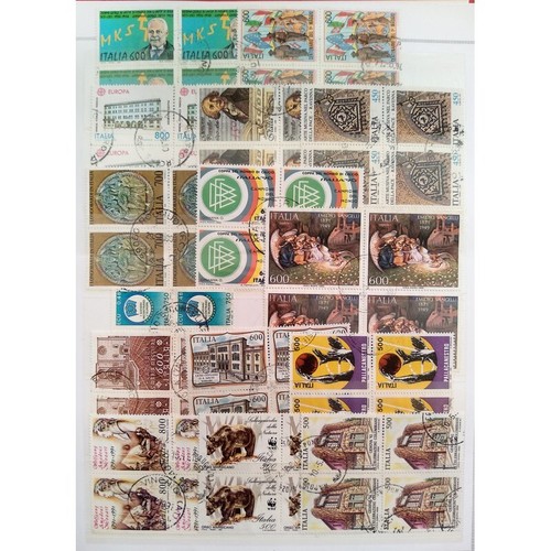 REP1032 - Collezione Repubblica 160 Quartine Timbrate differenti - Photo 6 sur 6