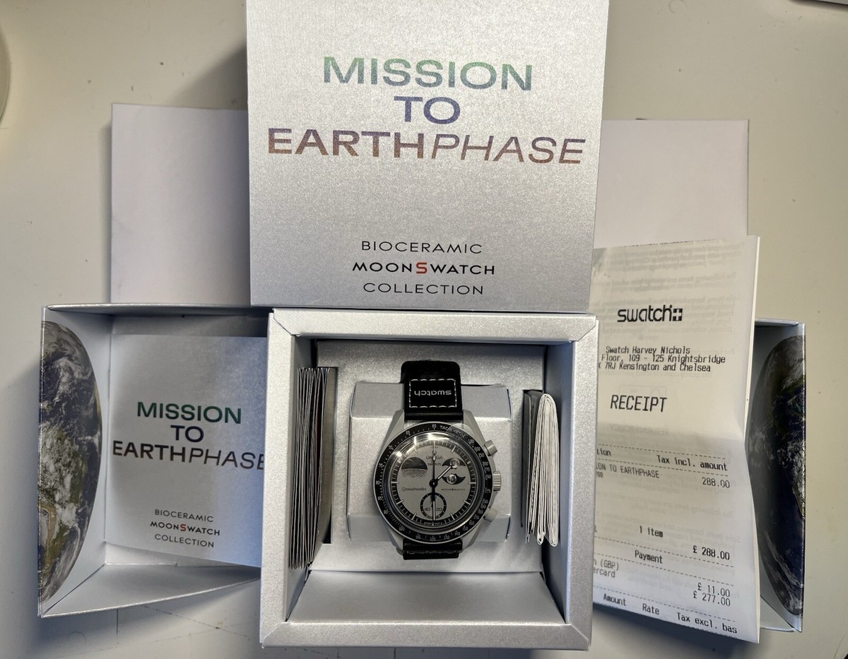 Swatch x Omega Moonswatch Mission To Earthphase SO33M700