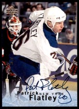 1995-96 Upper Deck Be a Player Autographs Patrick Flatley Rangers #S13
