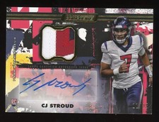 2023 Topps Composite Football CJ Stroud 3 Color RPA Auto Patch 11/25 Texans