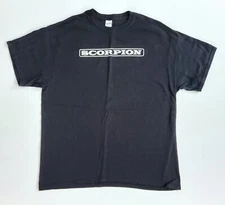 scorpion tour/staff riggers shirt black size XL 