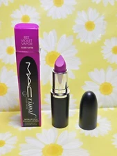 MAC MACximal Sleek Satin Lipstick 0.12 oz #822 VIOLET VAPOR  Authentic  New