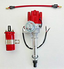 Chevy Small-big Block 327 350 396 454 Female Small Cap Hei Distributor Red Coil Chevy Small-big Block 327 350 396 454 Female Small Cap Hei Distributor Red Coil
