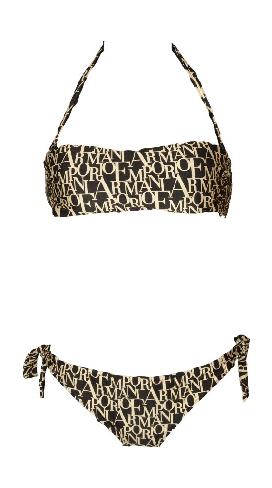 EMPORIO ARMANI Damen Bikini mit Bügel und herausnehmbarer Polsterung Brazilian B