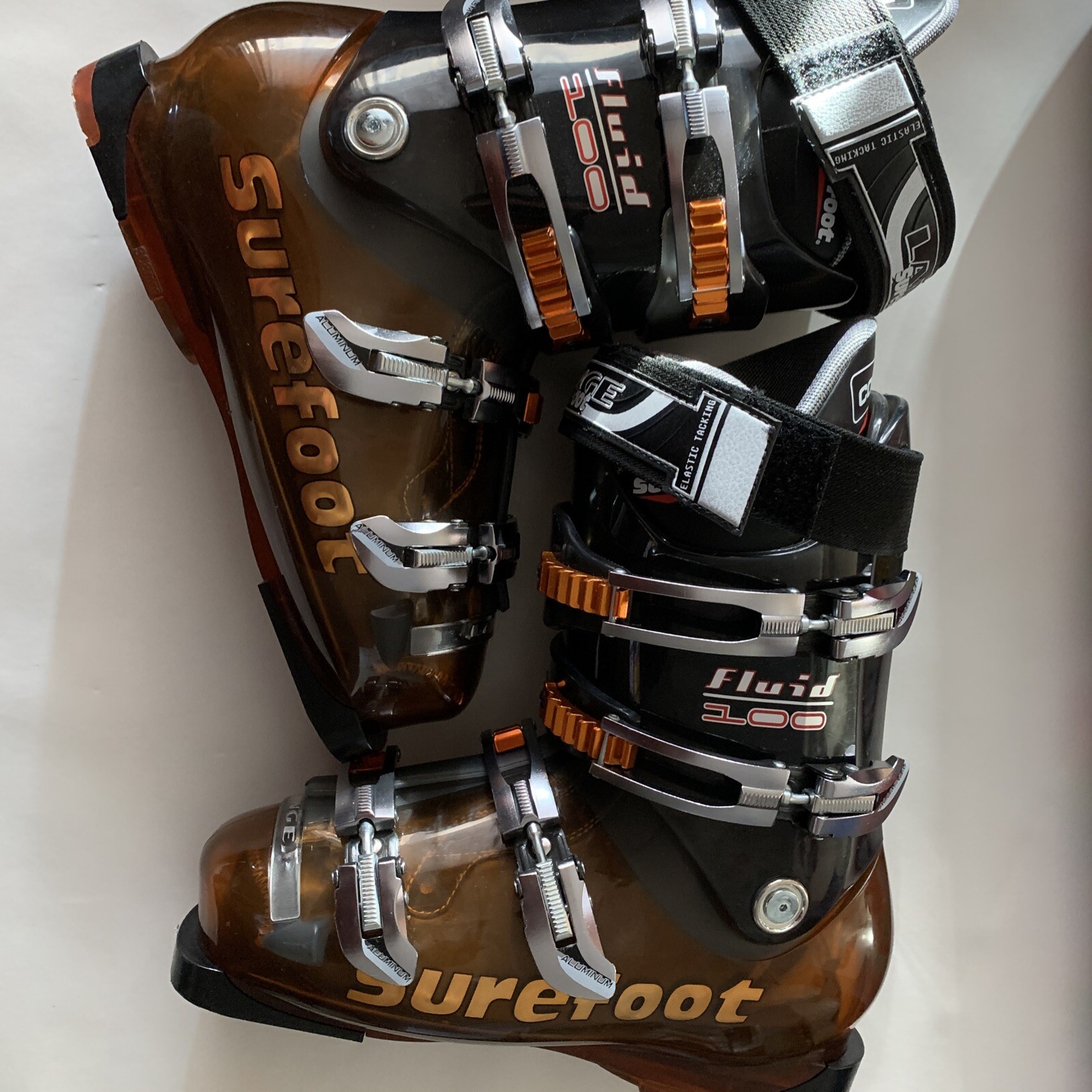 SALOMON Scarponi da sci Lange Fluid 3DL 100 Alpine Downhill da uomo taglia 26 uomo Contoura Surefoot