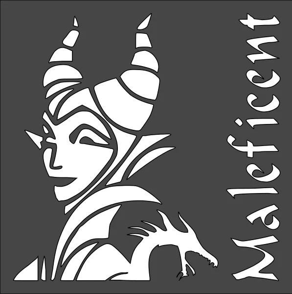 Disney Evil Queen Stencil