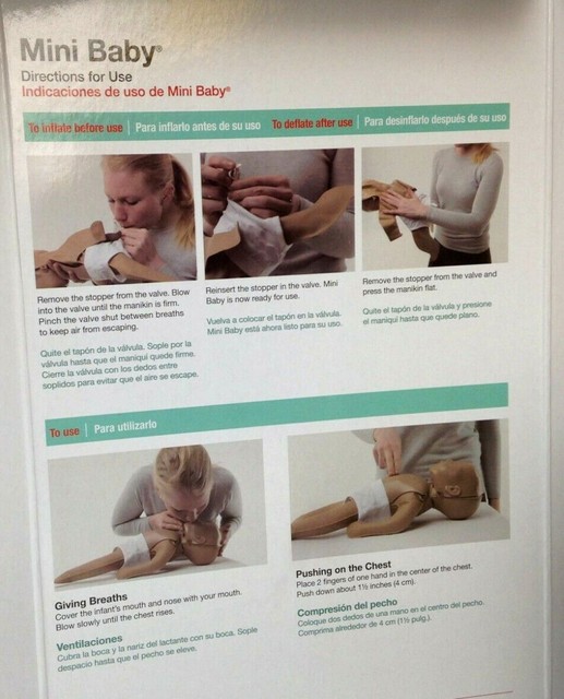 AHA 2017 Infant CPR Anytime Training Kit Brand New eBay