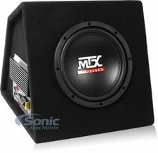 MTX Audio RTP8A 360W 8" Amplified Loaded Vented Subwoofer Enclosure Box