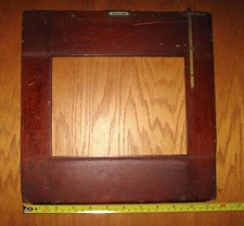 *VINTAGE* CENTURY FULL PLATE GROUND GLASS FRAME-BACK-MISSING THE GG-GOOD COND