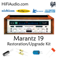 Marantz modello 19 ricostruzione restauro recap service kit riparazione aggiornamento condensatore