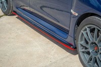 Maxton Design Seitenschweller Ansatz (Paar) V.2 Passend FüR Subaru WRX STI Schwa