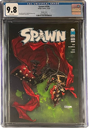 Spawn 334 Barberi Variant CGC 9.8 WH