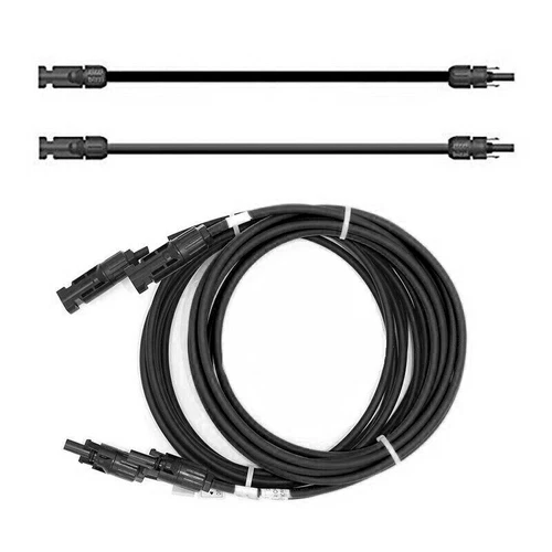 Verlängerungskabel Solarkabel 4mm² 1-50m schwarz Solarstecker 0% MwSt.