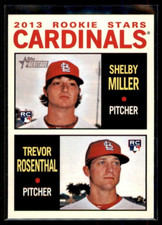 (Lot of 3) 2013 Topps Heritage Shelby Miller RC/Trevor Rosenthal RC #262