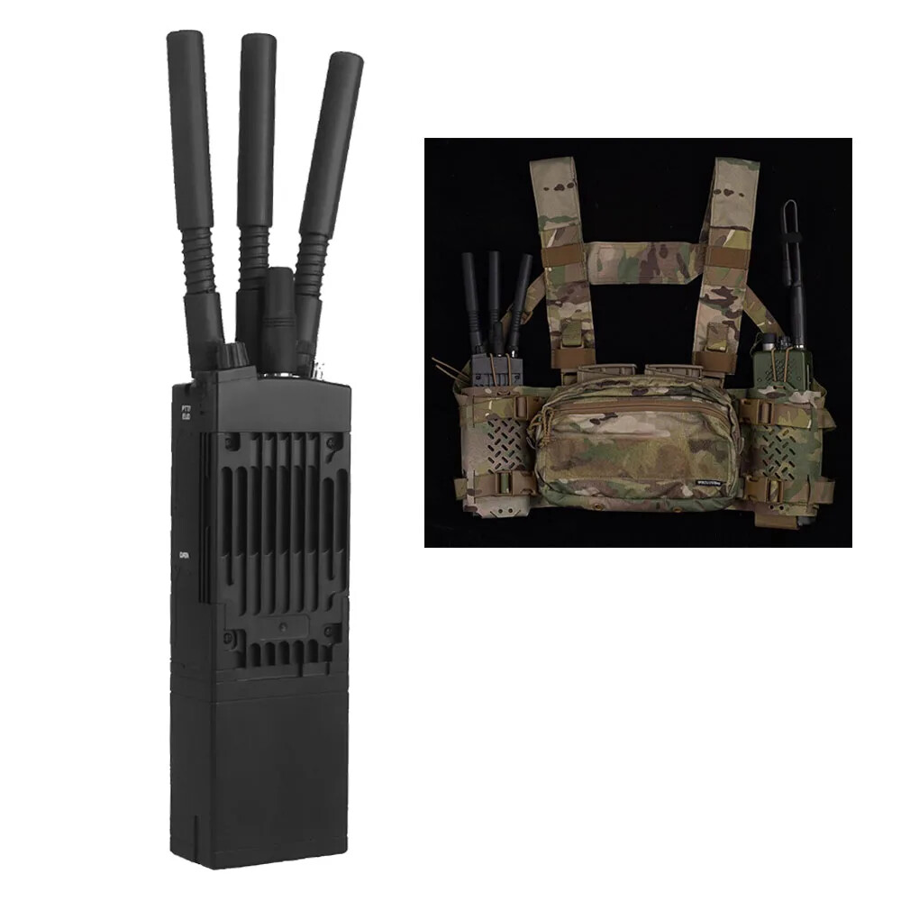 MPU5 モック品　フレキシブルアンテナ仕様　実物同様バッテリー着脱可能 MPU5 Radio Model Detachable Hunting Army Militar Walkie Talkie DIY