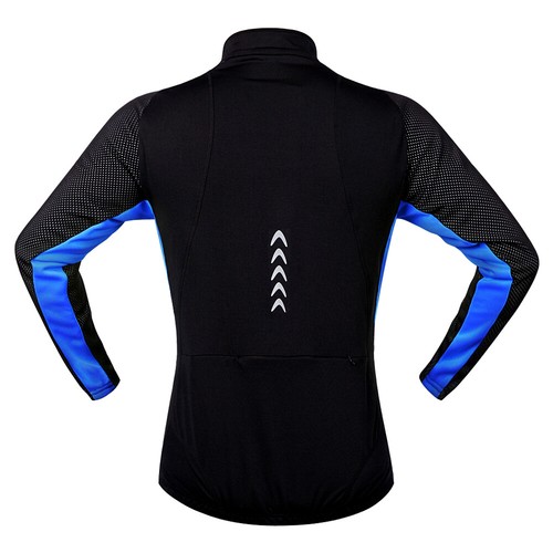 Winter Cycling Jacket Thermal Windproof Waterproof Bicycle Coat Running Jacket - Picture 17 of 20