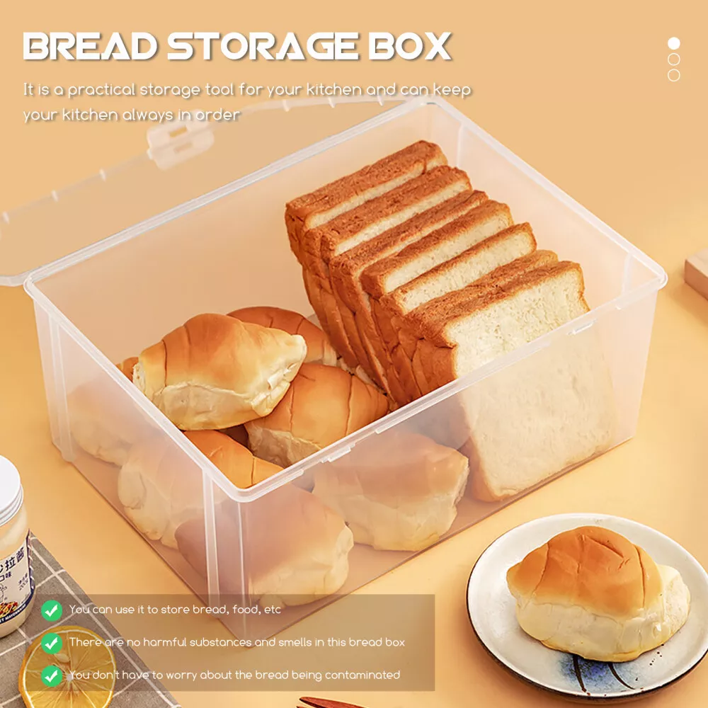 clear bread container case for fridge Airtight Containers for