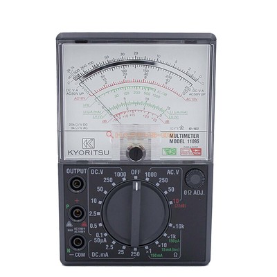 1pc KYORITSU 1109s Analog Multimeters Mit Trage Schutzhülle Neu
