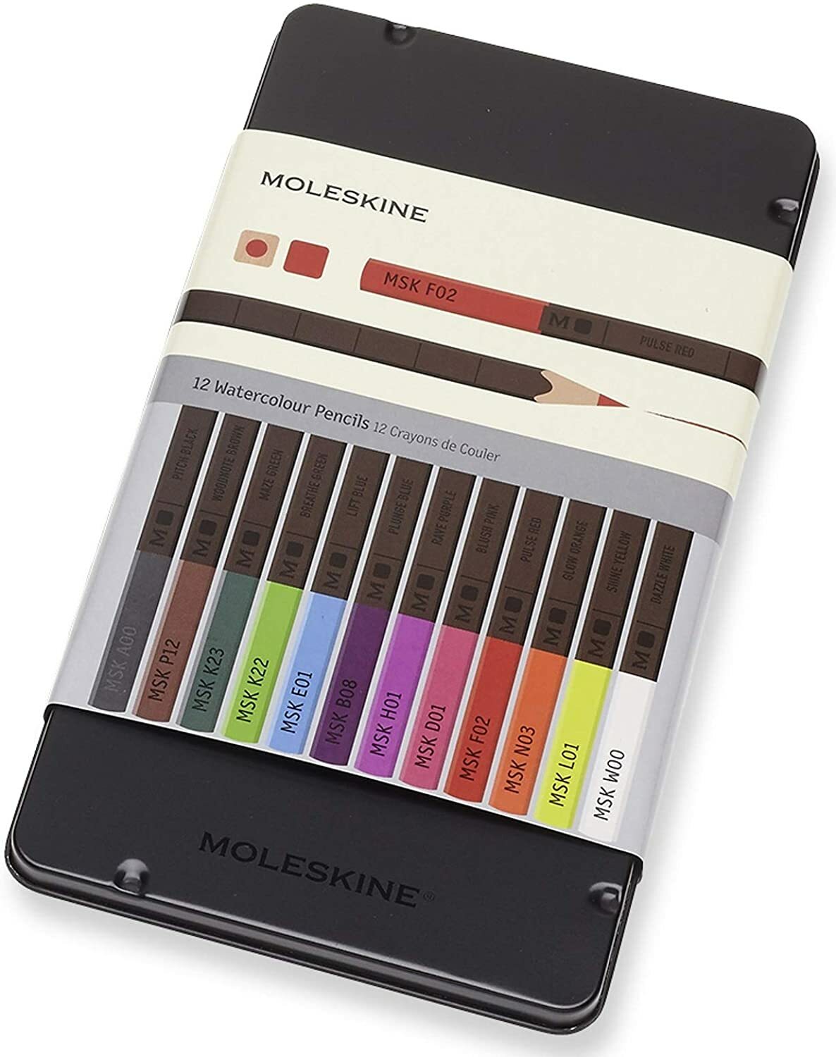Set, 12 Color Set, New In Tin