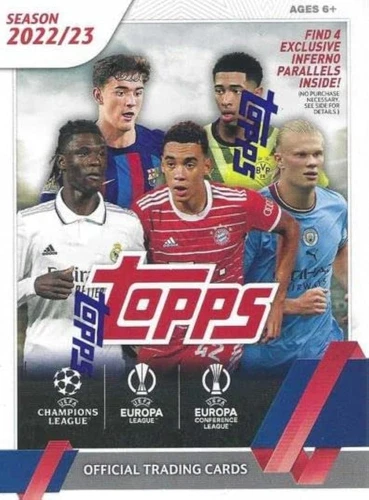 2022-23  UEFA Club Competitions Soccer (Football) Blaster Box - 42 Trading Cards