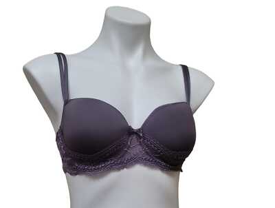 SIMONE PERELE Dove Grey Eden 3D T-Shirt Bra, US 36C, UK 36C, NWOT