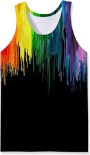 Mens Tank Tops Funny Graphic Summer Sleeveless Tank Top,comfortable, breathable