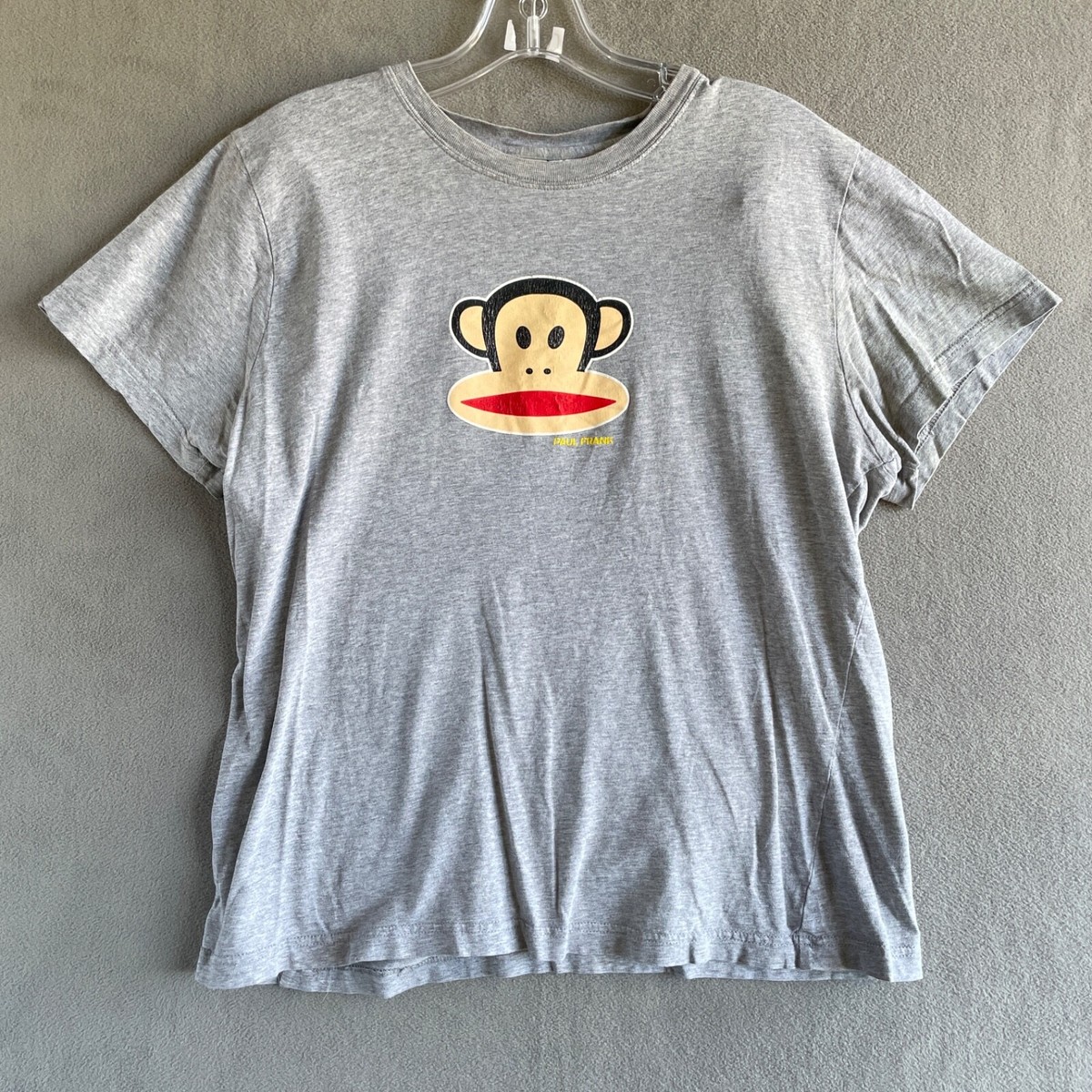 VTG Paul Frank Shirt Monkey LARGE Julius Logo Promo Face Y2K