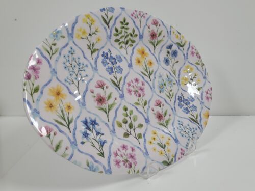 Real Living Melamine 18 inch Oval Serving Platter ~ Cottage Floral - Picture 3 of 8
