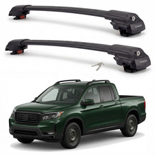 Roof Rack Cross Bars For Honda Ridgeline 2017-2026 Aluminum Black Pair Roof Rack Cross Bars For Honda Ridgeline 2017-2026 Aluminum Black Pair