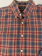 daniel cremieux signature collection Shirt Mens XL Plaid Button Down Long Sleeve
