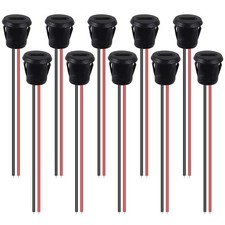 10pcs Type-C Female Chassis 2P USB-C Connector Plug to 2 Pin Bare Wire Open E...