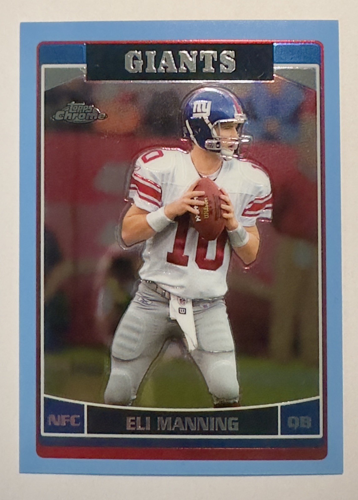 2006 Topps Chrome ELI MANNING #51 Blue /50 SSP RARE! New York Giants HOF QB