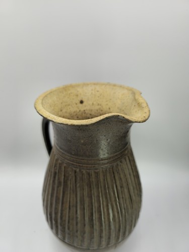Brocca ceramica Charles Counts gres firmata 9,5 pollici - Foto 9 di 24