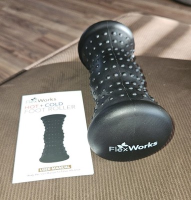 Flex Works Hot/Cold Foot Massage Roller Open Box W/Manual