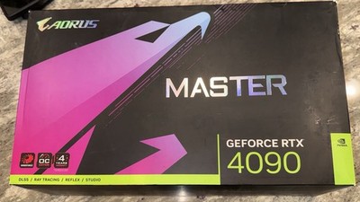 GIGABYTE AORUS GeForce RTX 4090 MASTER 24GB GDDR6X Graphics Card