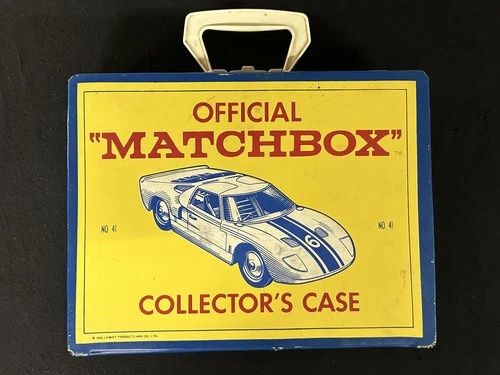 Official MATCHBOX Collector’s Case + 10 various Cars ALL VTG AS IS
