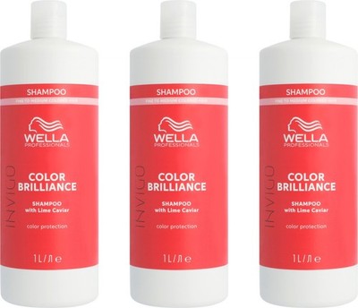 Wella Invigo Color Brilliance Protection Shampoo Fine/Normal 3x1000 ml