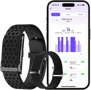 Smart Bracelet Activité Fitness Tracker, Bracelet Santé, Noir
