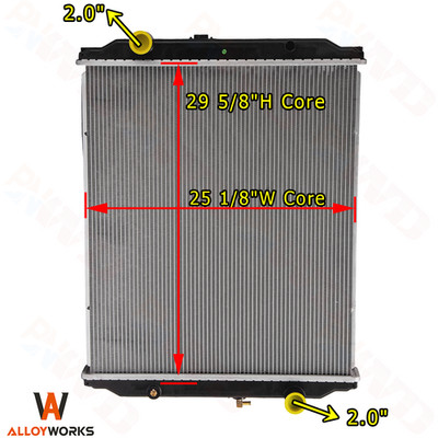 Aluminum Core Radiator Fits Bluebird Bus Fits 1994-1999 1003376 97051201 1769470