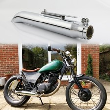 20" Auspuff Endtopf Schalldämpfer Turn Out für Yamaha SR250 SR125 SR400 SR500
