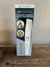 VOGCREST 2-in-1 Hair Trimmer and Facial Remover for White