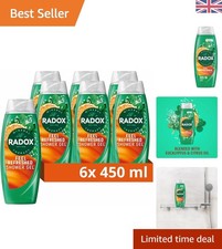 Feel Refreshed Shower Gel – 6-Pack 450ml Eucalyptus Citrus Gel for All Skin 6.66 per litre