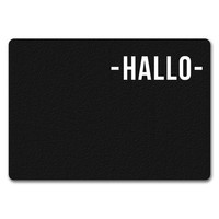 Hallo DialektgrüßE FußMatte Ohne Rand FußMatte Fussmatte FußAbtreter