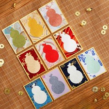 10 Mini-Blankokarten, kleine Geschenkkarten, dekorative chinesische