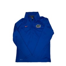 Nike Dri-FIT Florida Gators Blue 1/4 Zip Pullover Long Sleeve Men's Size L